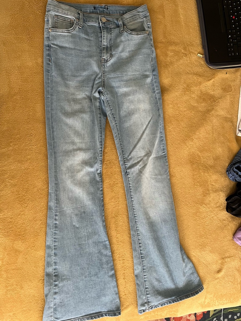Light Blue Women's Flared Jeans
